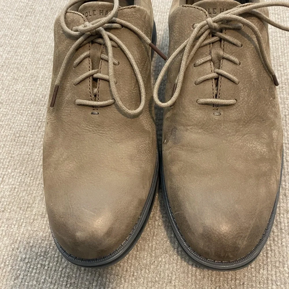 Cole Haan OriginalGrand‎ Shoes Mens Size 13 M Brown Nubuck Derby Dress C33812
